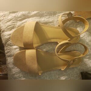 NIB J. Crew Ankle Strap Flat Sandals size 9